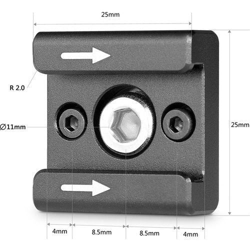 SmallRig Cold Shoe 2PC Pack (2060)