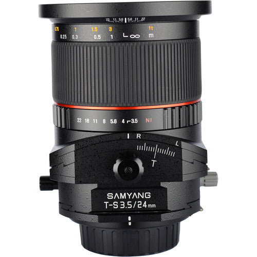 Samyang 24mm F3.5 Tilt-Shift lens for Canon EF mount