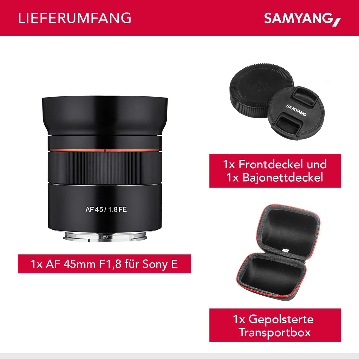 Samyang AF 45mm F1.8 FE for Sony E-mount