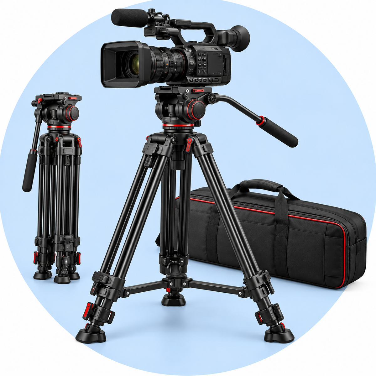 Video Camera Tripods