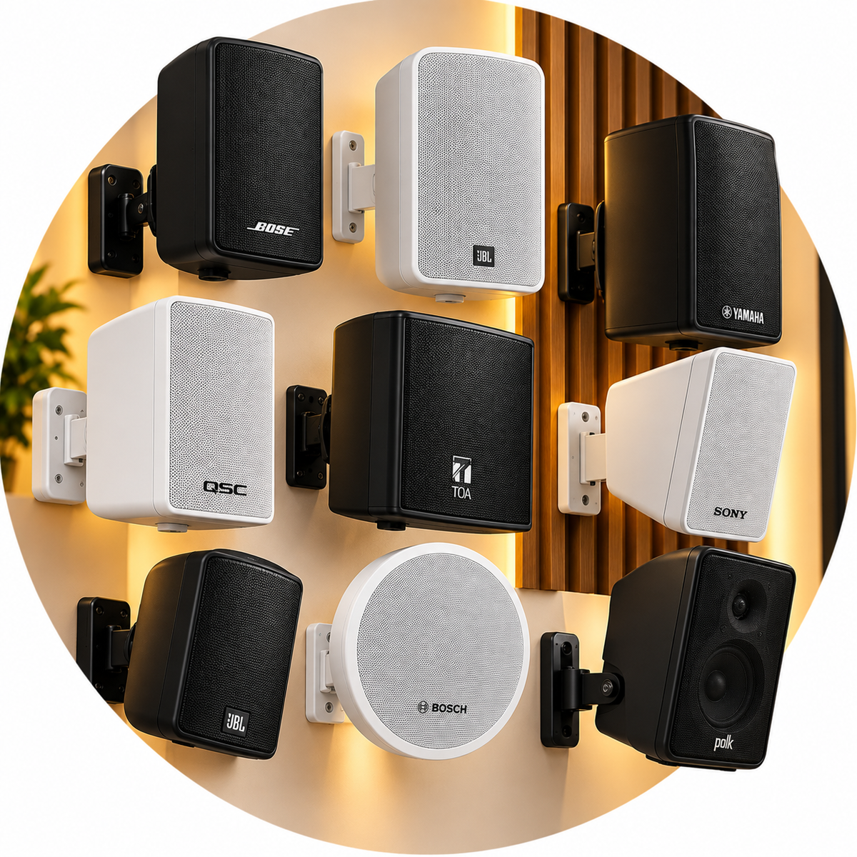 Wall Mount Speakers