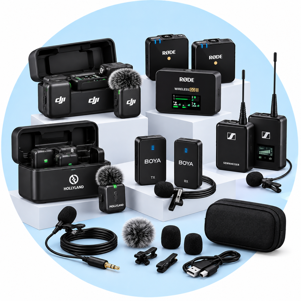 Wireless Lapel Mics