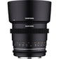 Samyang MF 85mm T1.5 VDSLR II for Sony E