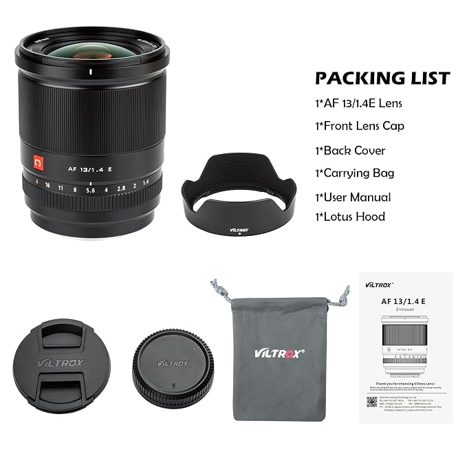 VILTROX AF 13mm F1.4 STM (E-Mount)