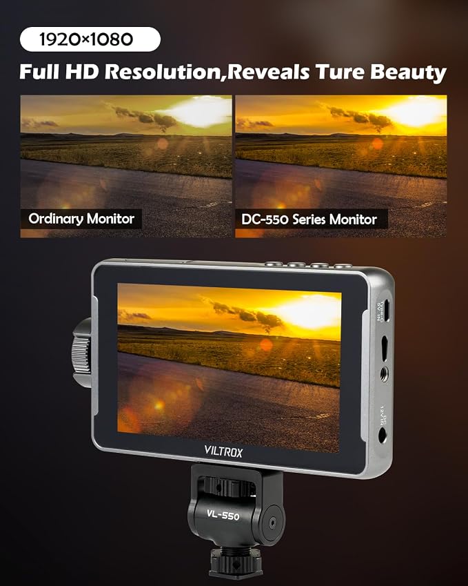 VILTROX Touch Screen Monitor – DC-550 Pro