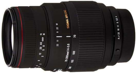 Sigma 70–300mm f/4–5.6 DG APO Macro (Canon EF mount)