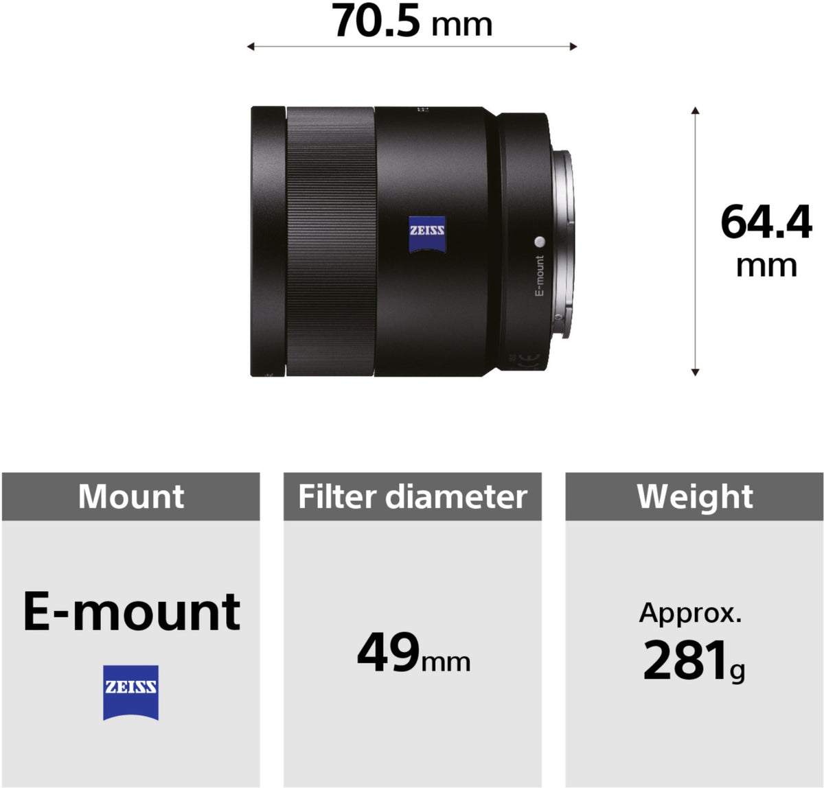Sony SEL55F18Z