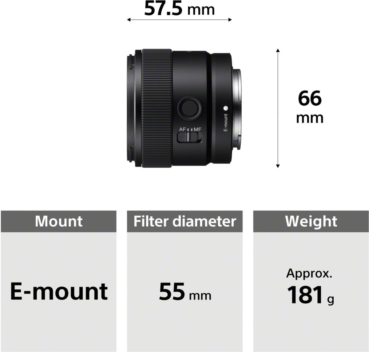Sony SEL11F18