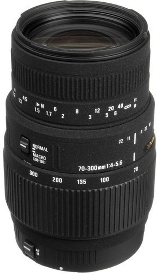 Sigma 70–300mm f/4–5.6 DG Macro (Canon EF mount)